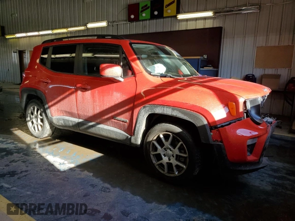 2020 Jeep Renegade Altitude with VIN ZACNJABB3LPL91504, listed as a Copart auction lot 88842015 with 66,513 mi miles and Salvage title. Bid and sale history available at DreamBid. Image 4.