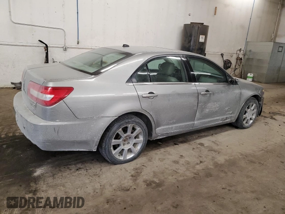 2008 Lincoln MKZ with VIN 3LNHM28TX8R655159, listed as a Copart auction lot 41790555 with 184,714 mi miles and Salvage Title. Bid and sale history available at DreamBid. Image 3.
