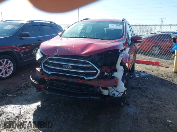 2019 Ford EcoSport SE with VIN MAJ3S2GE4KC262633, listed as a IAAI auction lot 41724149 with 72,495 mi miles and . Bid and sale history available at carsss.com. Image 6.