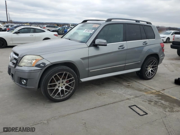 2010 Mercedes-Benz GLK-Class GLK 350 with VIN WDCGG5GB4AF493592, listed as a Copart auction lot 45192275 with 168,633 mi miles and Clean Title. Bid and sale history available at carsss.com. Image 1.