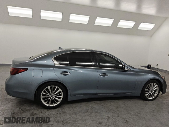 2020 Infiniti Q50 3.0t LUXE with VIN JN1EV7AP3LM206103, listed as a Copart auction lot 45989215 with 117,521 mi miles and Clean Title. Bid and sale history available at carsss.com. Image 3.