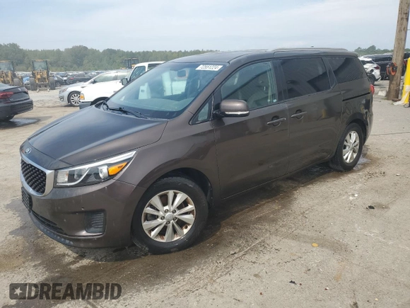 2017 Kia Sedona LX with VIN KNDMB5C16H6281288, listed as a Copart auction lot 72551224 with 110,411 mi miles and Clean Title. Bid and sale history available at DreamBid. Image 1.