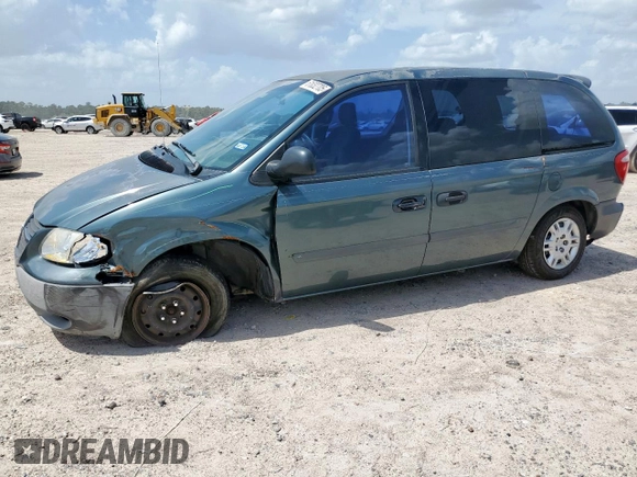 2007 Dodge Caravan SE with VIN 1D4GP25R67B188845, listed as a Copart auction lot 61032705 with 159,853 mi miles and Salvage title. Bid and sale history available at DreamBid. Image 1.