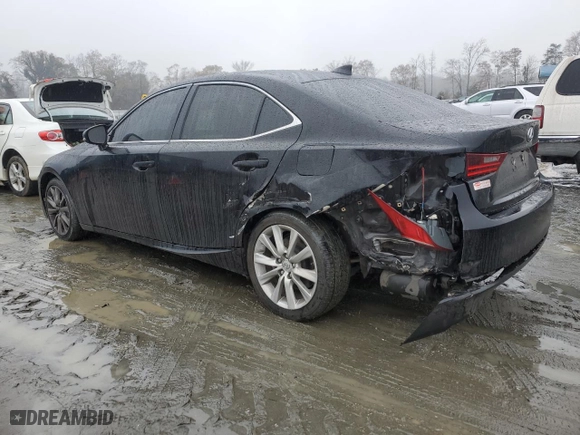2016 Lexus IS 200t with VIN JTHBA1D28G5025988, listed as a Copart auction lot 83970134 with 128,643 mi miles and Salvage Title. Bid and sale history available at carsss.com. Image 2.