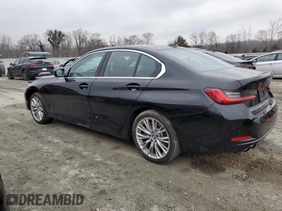 2024 BMW 3 Series 330e with VIN 3MW39FF08R8E11417, listed as a Copart auction lot 46276195 with 32,032 mi miles and Non Repairable. Bid and sale history available at carsss.com. Image 2.