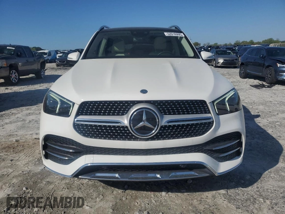 2021 Mercedes-Benz GLE 350 with VIN 4JGFB4JB9MA362951, listed as a Copart auction lot 52010995 with 44,988 mi miles and Salvage title. Bid and sale history available at DreamBid. Image 5.