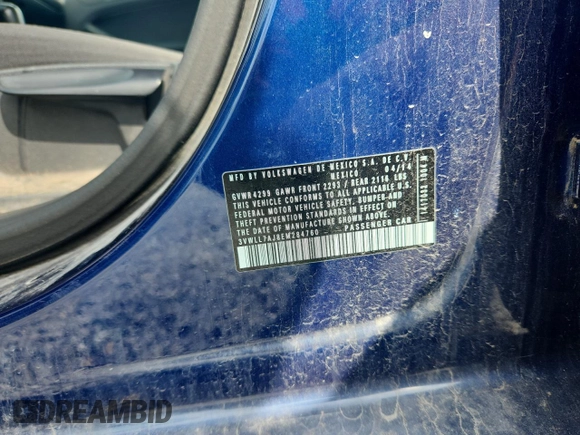 2014 Volkswagen Jetta TDI w/Premium/Nav z VIN 3VWLL7AJ8EM284760, wystawiony jako Copart lot #56986005 z przebiegiem 48 253 mil mil oraz Szkoda całkowita • Salvage title. Historia ofert i sprzedaży dostępna na DreamBid. Obrazek 12.
