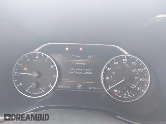 2017 Nissan Maxima S with VIN 1N4AA6AP1HC361740, listed as a IAAI auction lot 40868494 with 90,607 mi miles and . Bid and sale history available at DreamBid. Image 7.