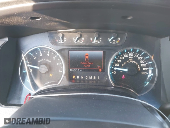 2012 Ford F-150 XL with VIN 1FTEW1CM6CKD07013, listed as a IAAI auction lot 41322499 with 184,291 mi miles. Bid and sale history available at carsss.com. Image 7.