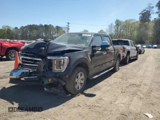 2021 Ford F-150 XL with VIN 1FTEW1CP7MFB03499, listed as a Copart auction lot 49419575 with Not provided miles and Salvage title. Bid and sale history available at DreamBid. Image 1.