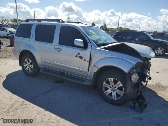 2011 Nissan Pathfinder SV with VIN 5N1AR1NN8BC626591, listed as a Copart auction lot 46791075 with 140,042 mi miles and Salvage Title. Bid and sale history available at carsss.com. Image 4.