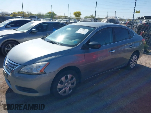2014 Nissan Sentra S with VIN 3N1AB7AP4EY219658, listed as a IAAI auction lot 41994246 with 99,734 mi miles and . Bid and sale history available at DreamBid. Image 2.