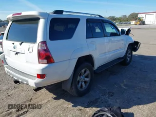 2004 Toyota 4Runner SR5 with VIN JTEBU14R840046611, listed as a IAAI auction lot 41630252 with 262,946 mi miles and . Bid and sale history available at DreamBid. Image 4.