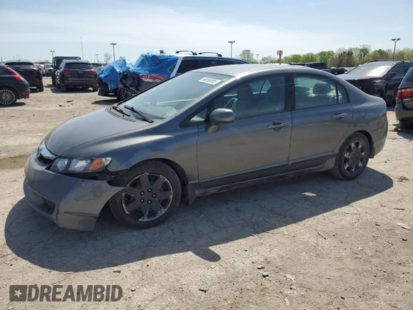 2011 Honda Civic LX with VIN 19XFA1F50BE027774, listed as a Copart auction lot 54888065 with 312,530 mi miles and Salvage Title. Bid and sale history available at DreamBid. Image 1.
