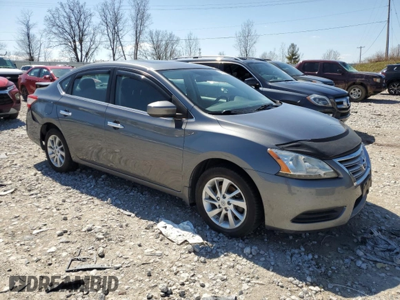 2015 Nissan Sentra SR with VIN 3N1AB7AP1FY372953, listed as a Copart auction lot 88982245 with 162,610 mi miles and Salvage Title. Bid and sale history available at DreamBid. Image 4.