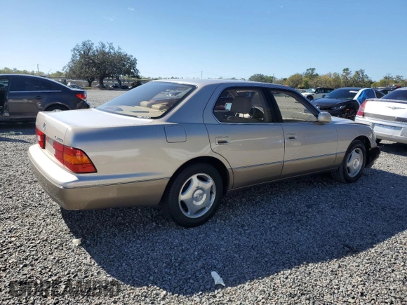 1998 Lexus LS 400 z VIN JT8BH28F9W0116715, wystawiony jako Copart lot #46878775 z przebiegiem 97 170 mil mil oraz Szkoda całkowita • Salvage title. Historia ofert i sprzedaży dostępna na DreamBid. Obrazek 3.