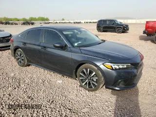 2023 Honda Civic EX with VIN 2HGFE1F7XPH317930, listed as a Copart auction lot 63257205 with 44,600 mi miles and Salvage title. Bid and sale history available at DreamBid. Image 4.