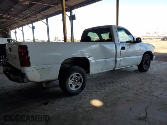 2004 Chevrolet Silverado 1500 Work Truck with VIN 1GCEC14X54Z180183, listed as a Copart auction lot 44000635 with 0 mi miles and Salvage Title. Bid and sale history available at carsss.com. Image 3.