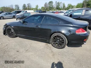 2005 BMW 6 Series 645Ci with VIN WBAEH73455B216215, listed as a Copart auction lot 52933134 with 335,794 mi miles and Salvage Title. Bid and sale history available at carsss.com. Image 2.