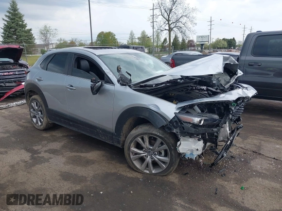 2021 Mazda CX-30 Preferred with VIN 3MVDMBCL6MM240663, listed as a IAAI auction lot 42165803 with 52,262 mi miles and . Bid and sale history available at DreamBid. Image 1.
