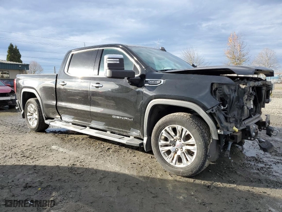 2020 GMC Sierra 1500 Denali with VIN 3GTU9FED2LG277660, listed as a Copart auction lot 85338934 with 102,689 mi miles and Salvage Title. Bid and sale history available at carsss.com. Image 4.