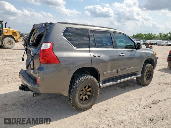 2012 Lexus GX 460 Premium with VIN JTJJM7FX2C5040932, listed as a Copart auction lot 58431725 with 130,995 mi miles and Salvage title. Bid and sale history available at DreamBid. Image 3.
