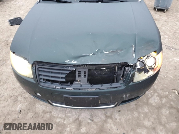 2005 Audi A4 3.0L with VIN WAUDT48H25K010760, listed as a Copart auction lot 43744165 with 113,454 mi miles and Salvage Title. Bid and sale history available at carsss.com. Image 12.