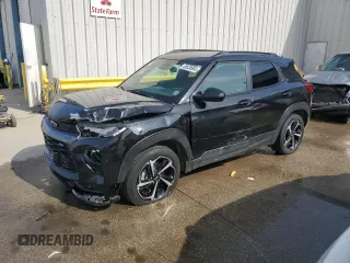 2022 Chevrolet TrailBlazer RS with VIN KL79MTSL2NB113817, listed as a Copart auction lot 50630965 with 39,588 mi miles and Salvage Title. Bid and sale history available at carsss.com. Image 1.