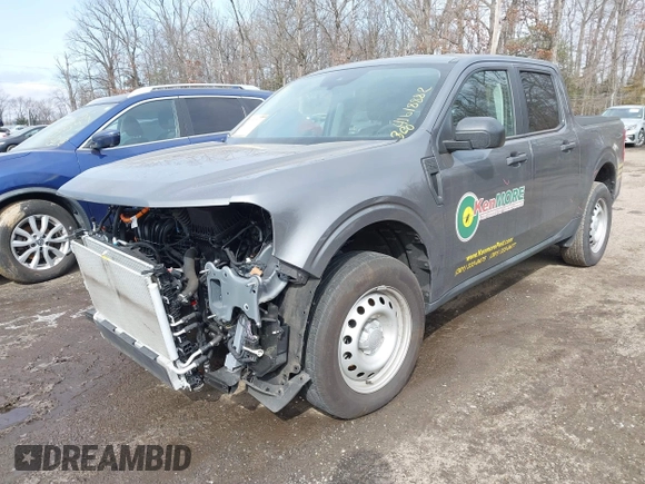 2023 Ford Maverick XL with VIN 3FTTW8E35PRA93993, listed as a IAAI auction lot 41618882 with 20,309 mi miles and . Bid and sale history available at DreamBid. Image 2.