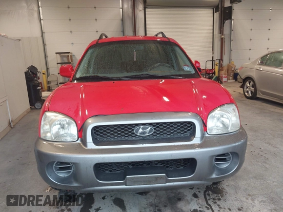 2003 Hyundai Santa Fe with VIN KM8SB12B83U510161, listed as a IAAI auction lot 42004585 with 98,106 mi miles. Bid and sale history available at carsss.com. Image 12.