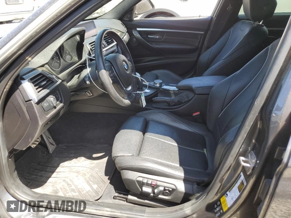 2017 BMW 3 Series 328d xDrive with VIN WBA8J1C35HA018332, listed as a Copart auction lot 56488104 with 98,741 mi miles and Salvage title. Bid and sale history available at DreamBid. Image 7.