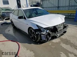 2023 Hyundai Elantra N Line with VIN KMHLR4AFXPU537308, listed as a Copart auction lot 42603105 with 64,843 mi miles and Salvage Title. Bid and sale history available at carsss.com. Image 14.