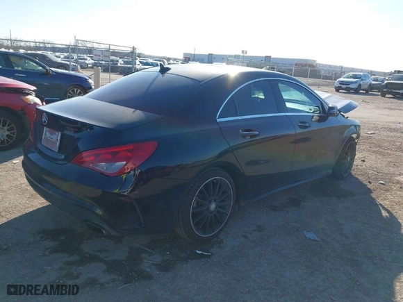 2015 Mercedes-Benz CLA-Class CLA 250 with VIN WDDSJ4EB1FN223401, listed as a IAAI auction lot 41096124 with 99,172 mi miles. Bid and sale history available at carsss.com. Image 4.