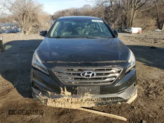 2017 Hyundai Sonata Sport with VIN 5NPE34AF1HH529303, listed as a Copart auction lot 46721245 with 81,428 mi miles and Salvage Title. Bid and sale history available at DreamBid. Image 5.