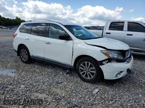 2015 Nissan Pathfinder S z VIN 5N1AR2MN1FC698309, wystawiony jako Copart lot #57612505 z przebiegiem 109 678 mil mil oraz Szkoda całkowita • Salvage title. Historia ofert i sprzedaży dostępna na DreamBid. Obrazek 4.