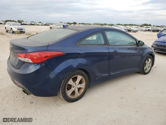 2013 Hyundai Elantra Coupe GS PZEV with VIN KMHDH6AE7DU001051, listed as a Copart auction lot 76136924 with 147,275 mi miles and Clean Title. Bid and sale history available at carsss.com. Image 3.