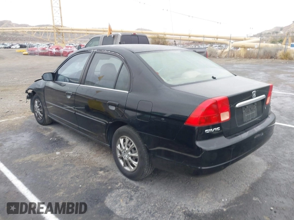 2001 Honda Civic DX with VIN 2HGES15221H525334, listed as a IAAI auction lot 41559664 with 309,641 mi miles. Bid and sale history available at carsss.com. Image 3.