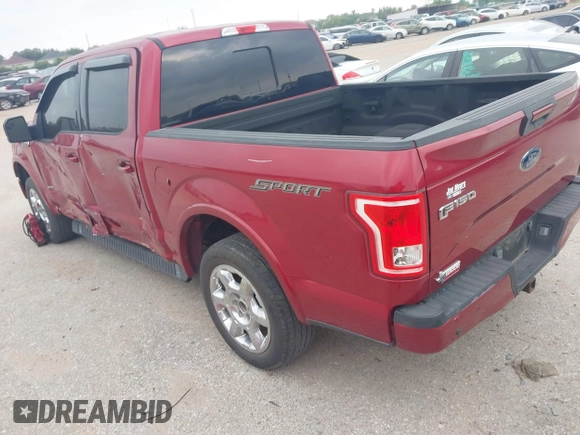 2017 Ford F-150 XL with VIN 1FTEW1CG7HKC22876, listed as a IAAI auction lot 42281244 with 128,049 mi miles and . Bid and sale history available at DreamBid. Image 3.