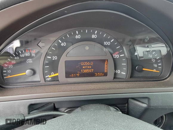 2002 Mercedes-Benz G-Class with VIN WDCYR49E72X133986, listed as a Copart auction lot 54624435 with 138,597 mi miles and Salvage Title. Bid and sale history available at carsss.com. Image 8.
