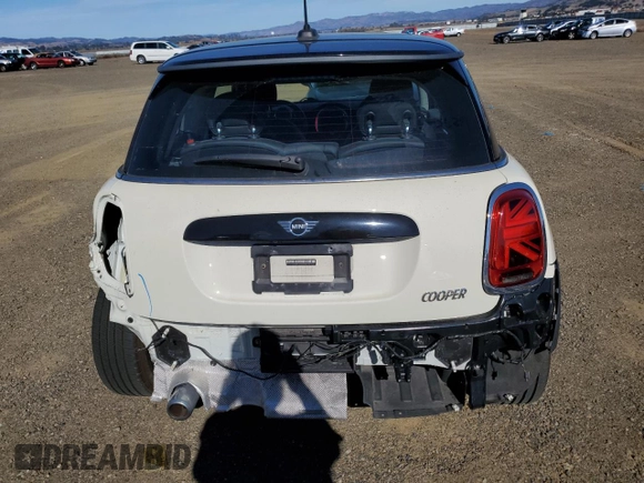 2021 MINI Hardtop Cooper with VIN WMWXR3C07M2N96541, listed as a Copart auction lot 78748714 with 28,706 mi miles and Salvage title. Bid and sale history available at DreamBid. Image 6.