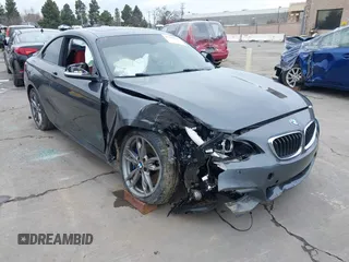2015 BMW 2 Series M235i with VIN WBA1J7C50FV358774, listed as a IAAI auction lot 41559637 with 82,344 mi miles and . Bid and sale history available at carsss.com. Image 6.