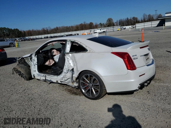 2016 Cadillac ATS-V with VIN 1G6AN1RY9G0100034, listed as a Copart auction lot 82102764 with Not Provided miles and Salvage Title. Bid and sale history available at carsss.com. Image 2.