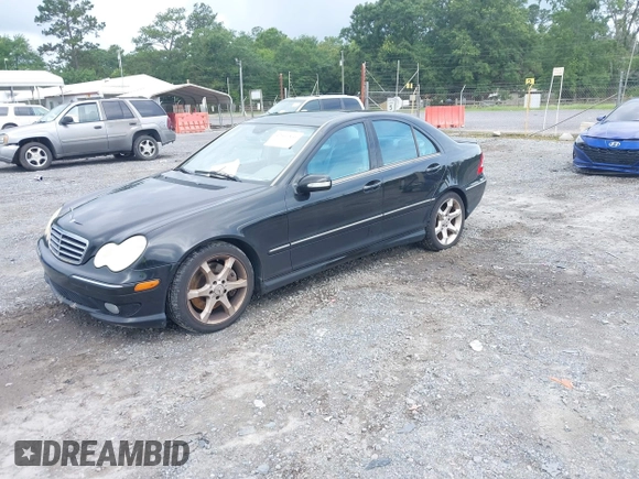 2007 Mercedes-Benz C 230 Sport with VIN WDBRF52H27E027699, listed as a IAAI auction lot 42502206 with 184,039 mi miles and . Bid and sale history available at DreamBid. Image 2.