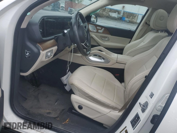 2020 Mercedes-Benz GLE 350 with VIN 4JGFB4KB5LA239208, listed as a Copart auction lot 57987375 with 54,256 mi miles and Salvage title. Bid and sale history available at DreamBid. Image 7.
