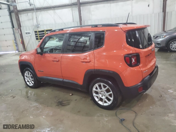 2021 Jeep Renegade Latitude with VIN ZACNJDBB9MPM22242, listed as a Copart auction lot 45907625 with 46,940 mi miles and Non Repairable. Bid and sale history available at carsss.com. Image 2.