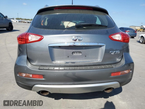 2016 Infiniti QX50 with VIN JN1BJ0RR8GM267853, listed as a Copart auction lot 75546243 with 0 mi miles and Salvage Title. Bid and sale history available at carsss.com. Image 6.