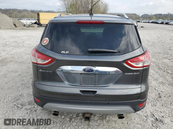 2016 Ford Escape Titanium with VIN 1FMCU0JX6GUB12975, listed as a Copart auction lot 53126705 with 100,815 mi miles and Clean Title. Bid and sale history available at carsss.com. Image 6.