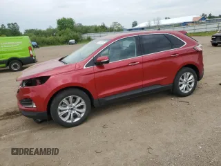 2022 Ford Edge Titanium z VIN 2FMPK4K9XNBA63541, wystawiony jako Copart lot #59792905 z przebiegiem 28 662 mil mil oraz Szkoda całkowita • Salvage title. Historia ofert i sprzedaży dostępna na DreamBid. Obrazek 1.