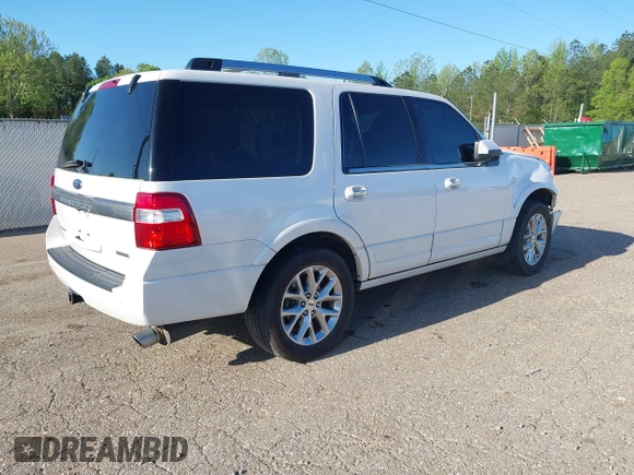 2017 Ford Expedition Limited with VIN 1FMJU1KT3HEA43988, listed as a IAAI auction lot 41931121 with 127,669 mi miles and . Bid and sale history available at DreamBid. Image 4.