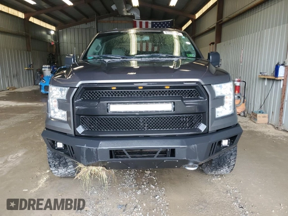 2015 Ford F-150 XLT with VIN 1FTFX1EG0FFD05618, listed as a Copart auction lot 61289795 with 91,836 mi miles and Salvage title. Bid and sale history available at DreamBid. Image 5.